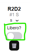 Toggle libero role